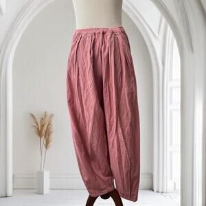 NWT Free People To The Sky Parachute Pants in Pink